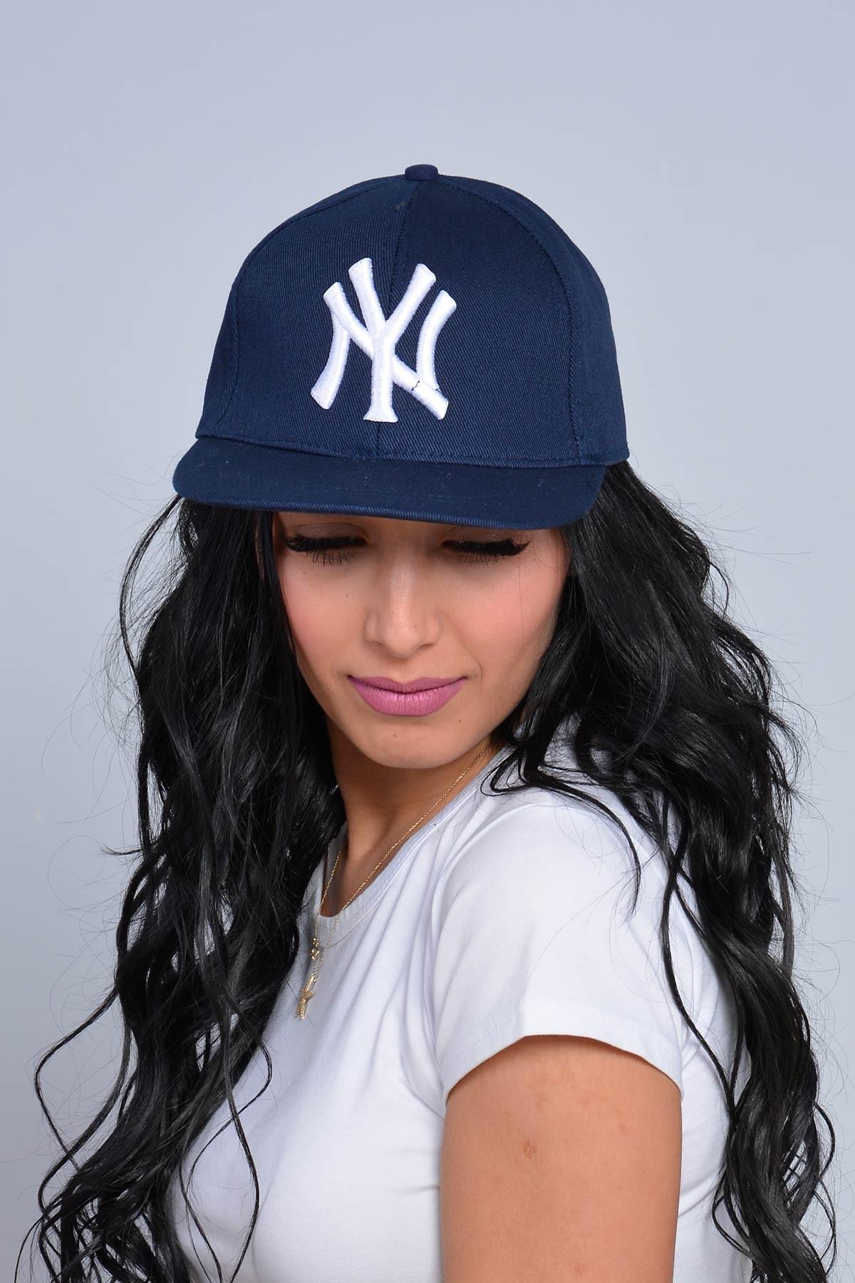 New York NY Baskılı Snapback Kep