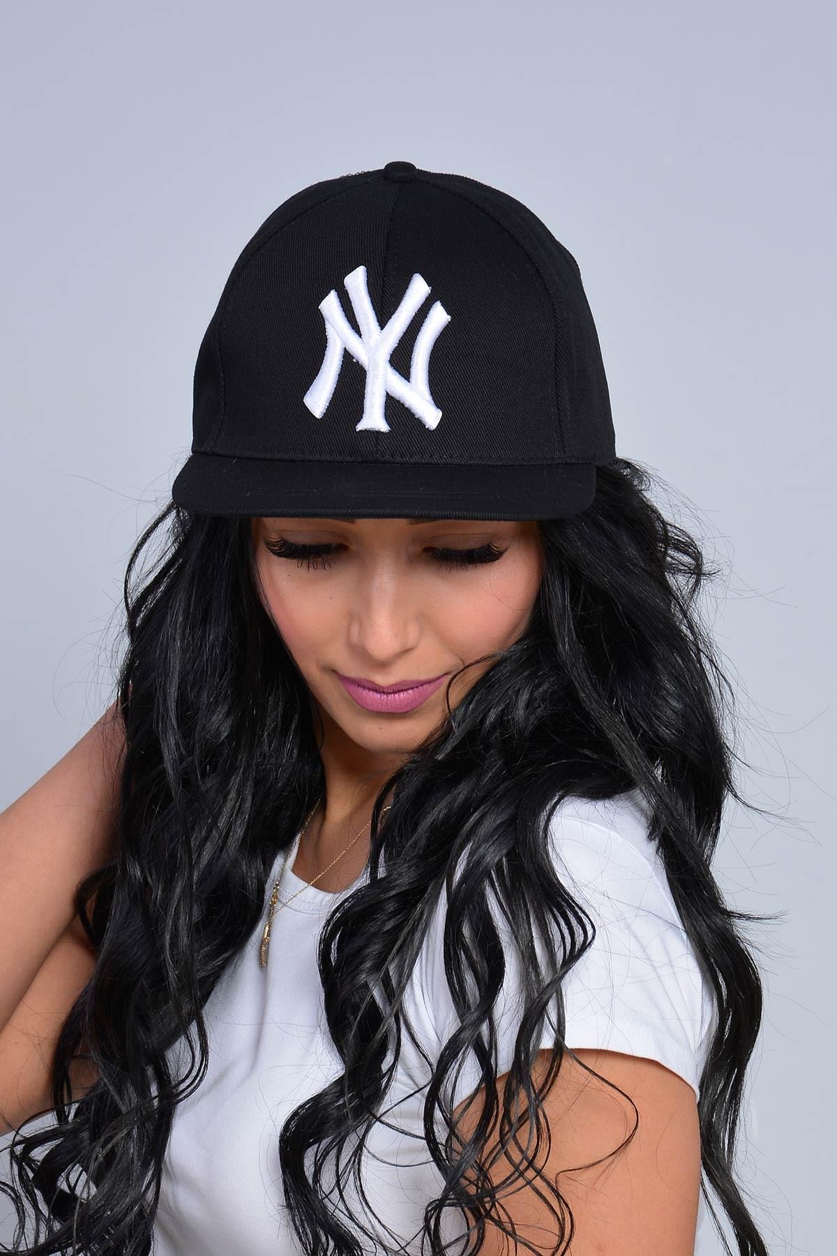 New York NY Baskılı Snapback Kep
