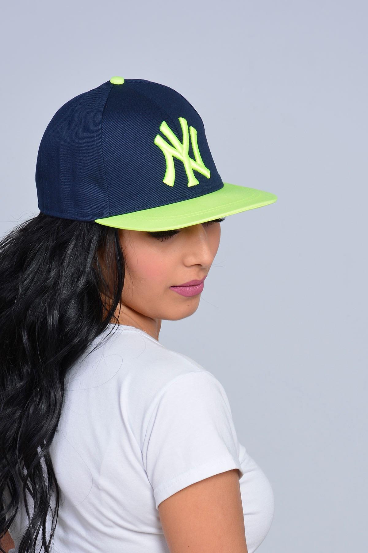 New York NY Baskılı Snapback Kep