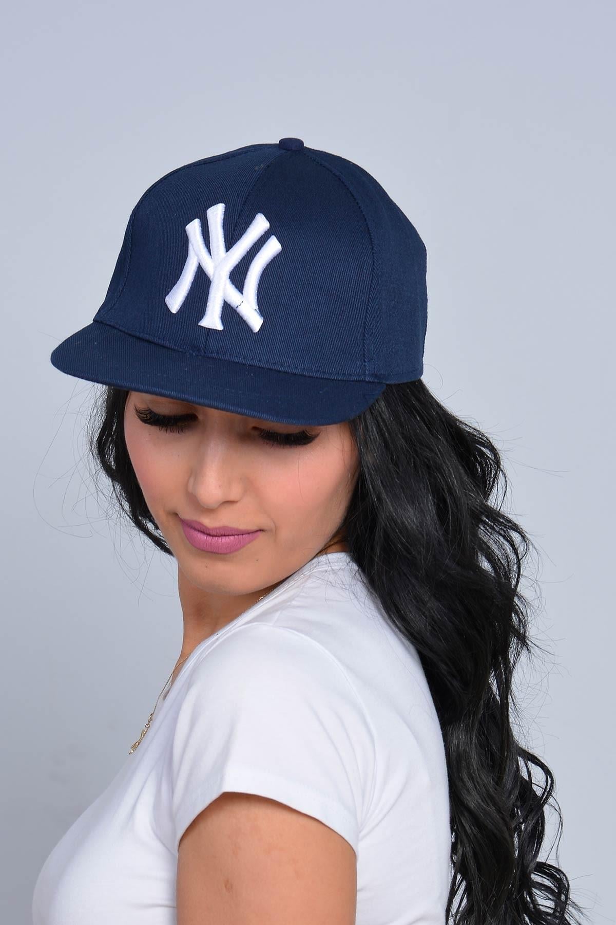 New York NY Baskılı Snapback Kep