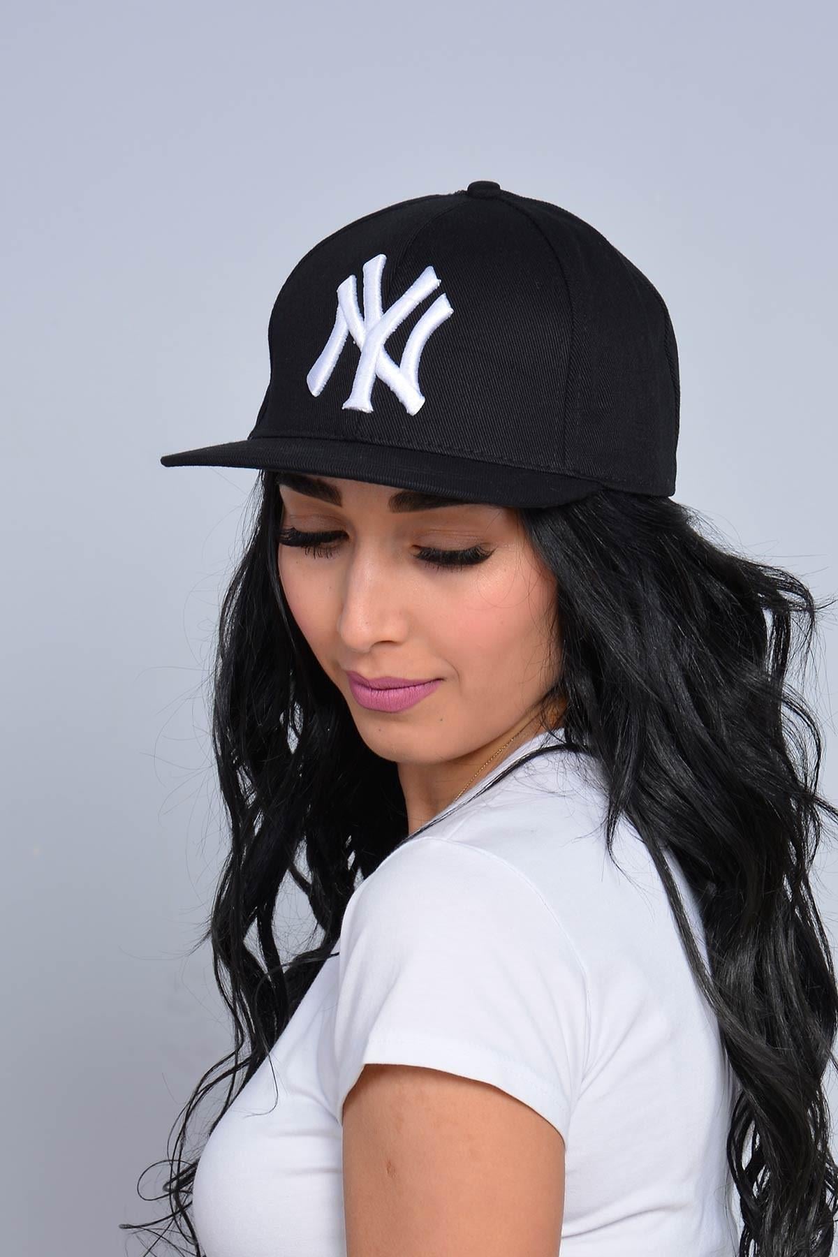 New York NY Baskılı Snapback Kep