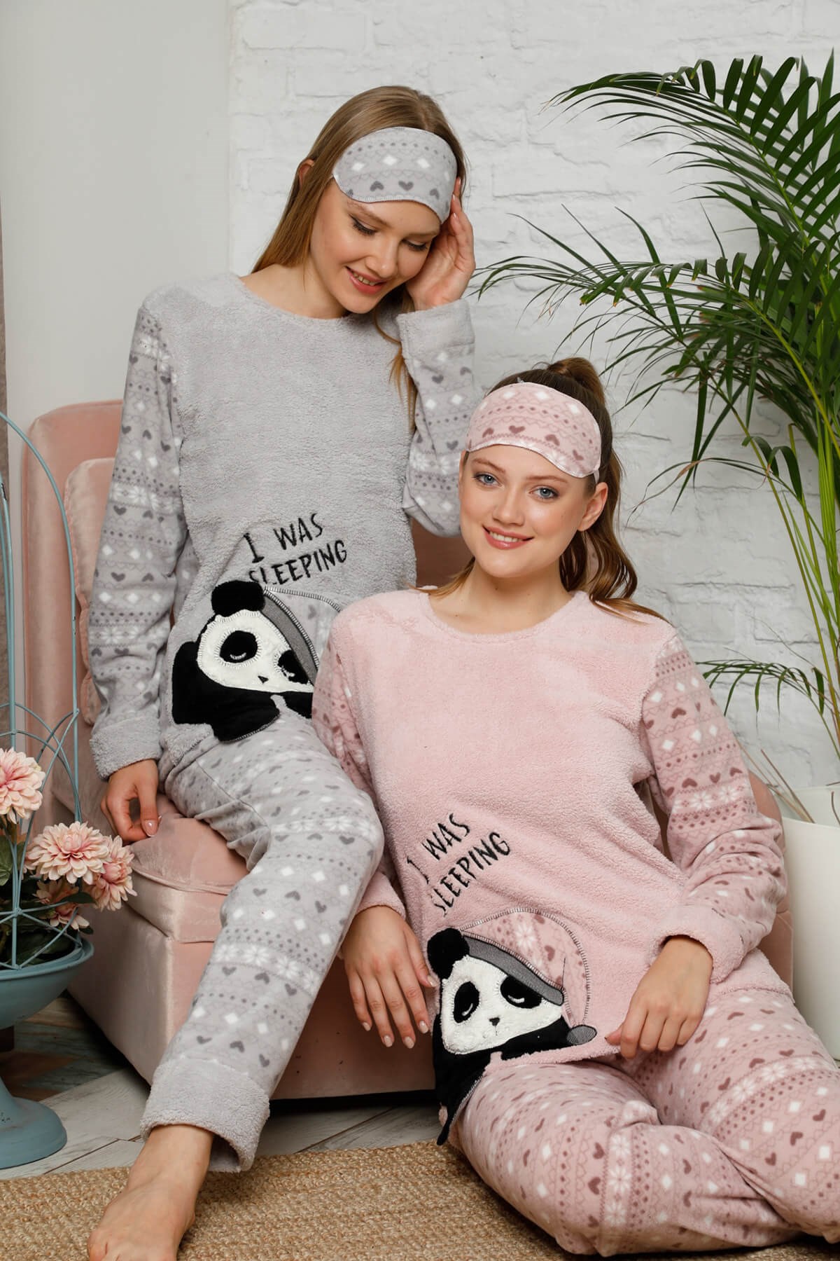 Polar Pijama Takımı Gri