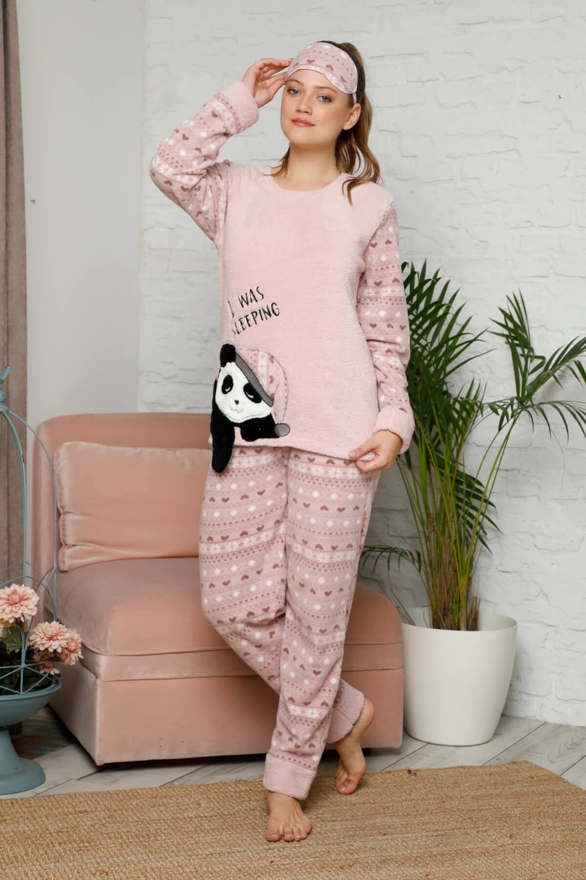 Polar Pijama Takımı Pembe