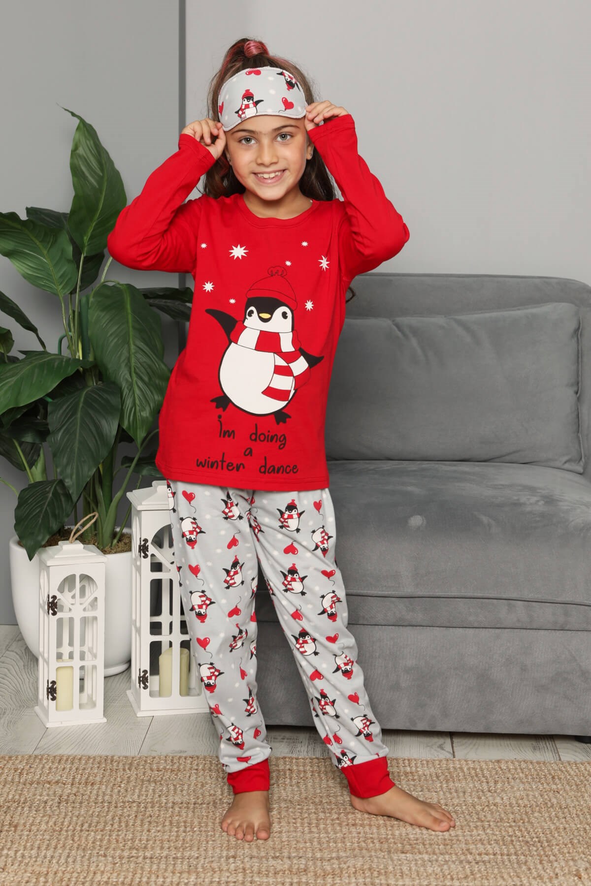 Uzun Kol Çocuk Pijama Takımı