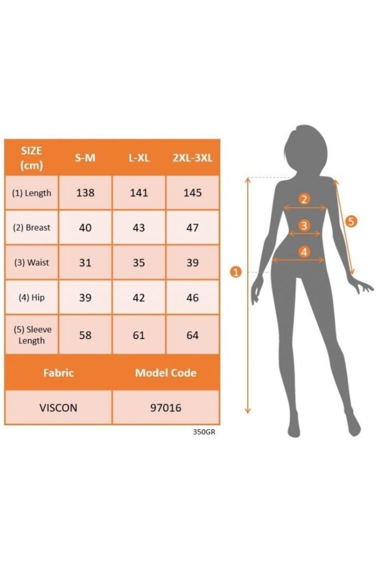 Uzun Kollu Boğazlı Baskı Detay Tam Boy Viskon Elbise Mavi
