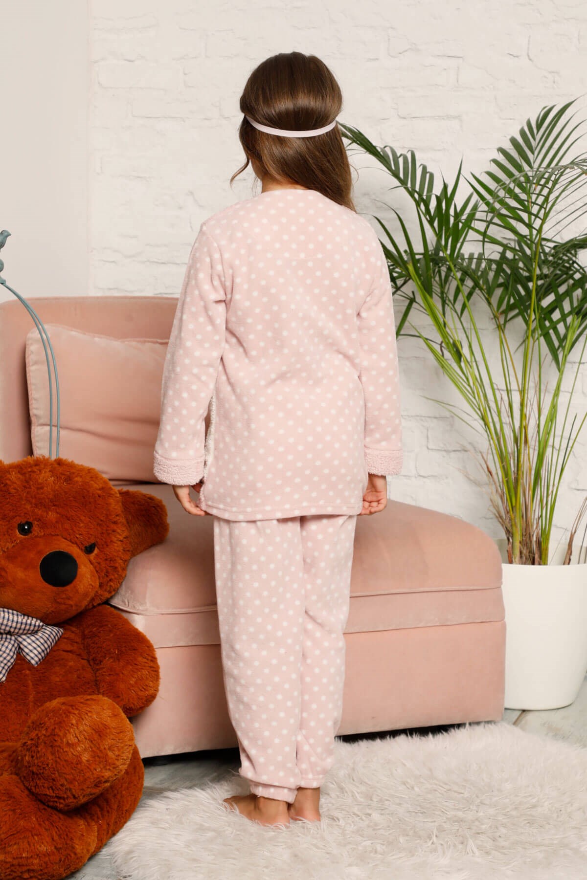 Welsoft Kışlık Kız Çocuk Pijama Takımı