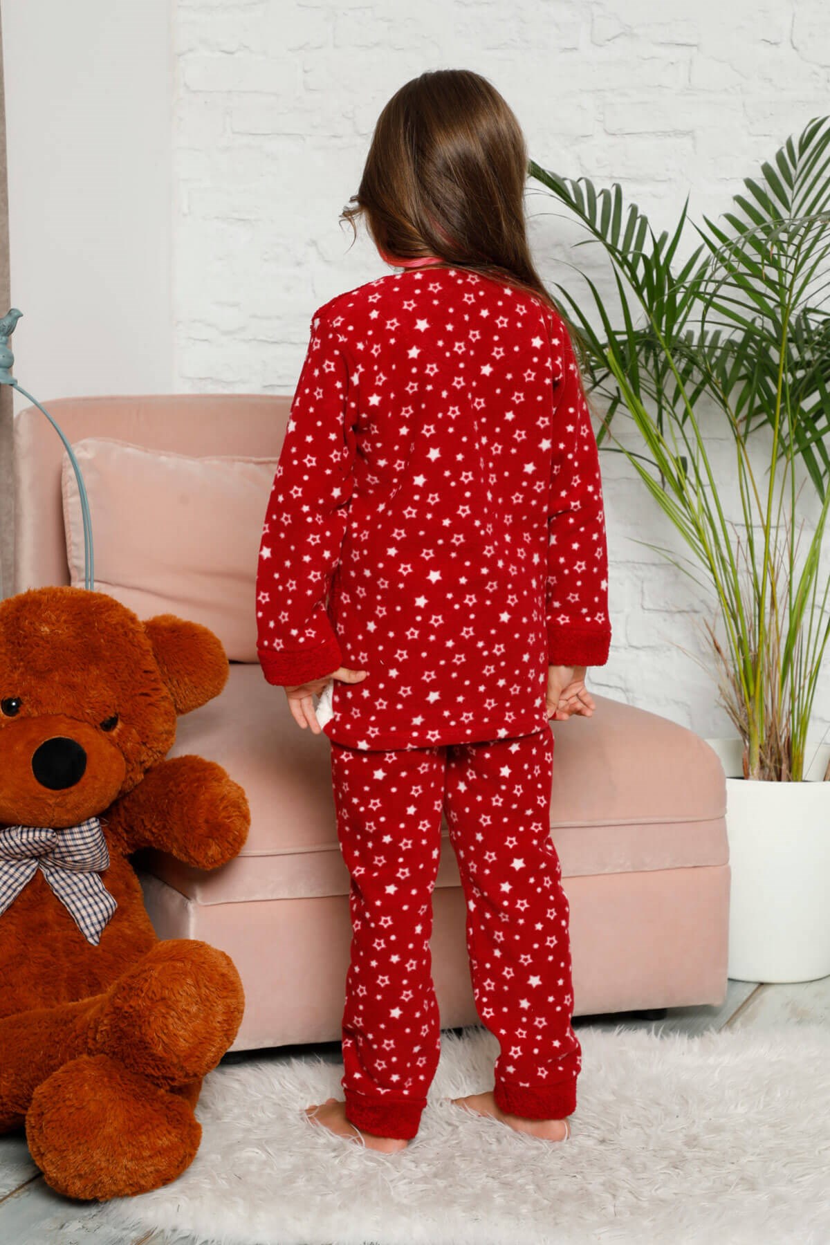 Welsoft Kışlık Kız Çocuk Pijama Takımı