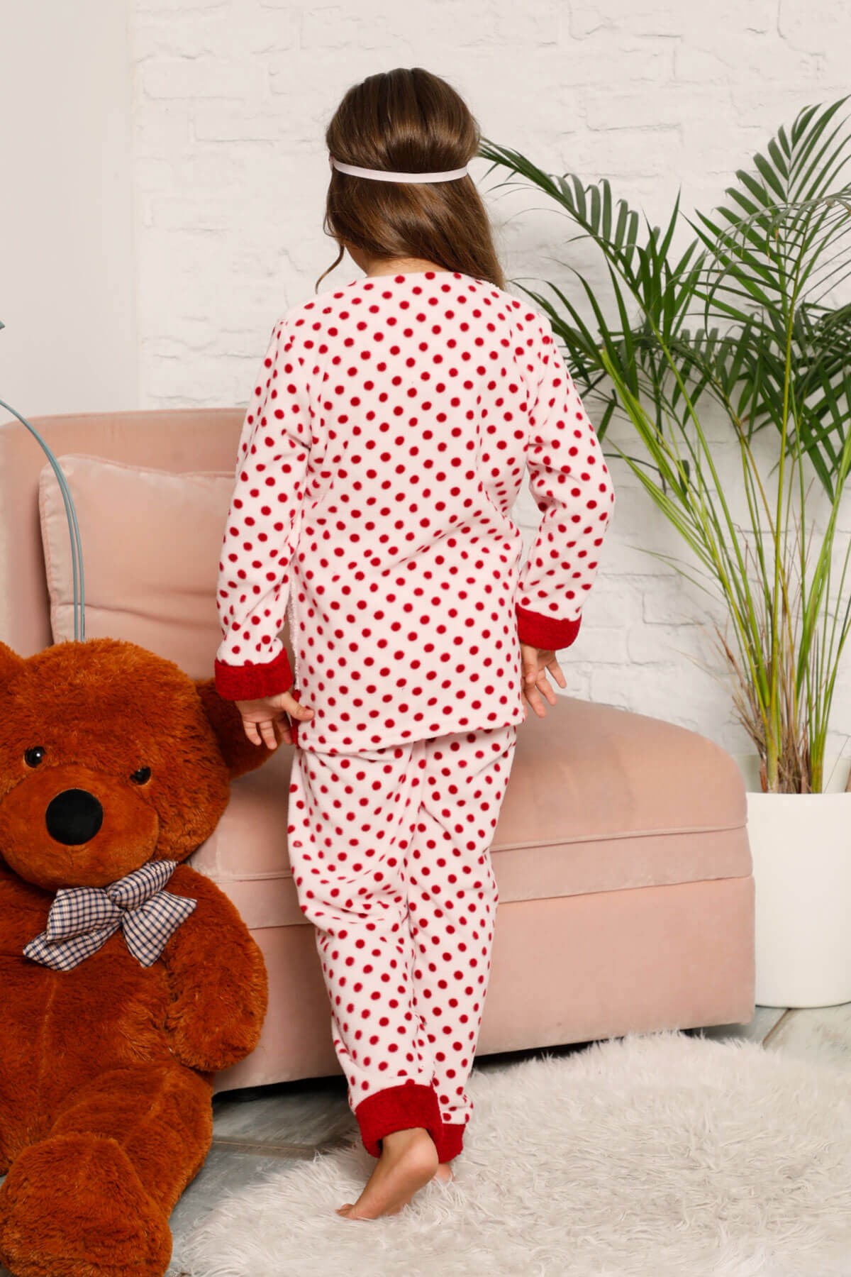 Welsoft Kışlık Kız Çocuk Pijama Takımı
