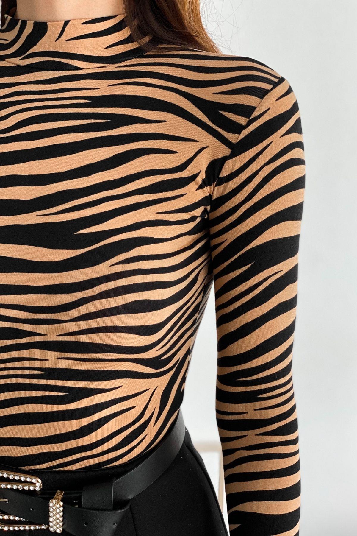 Zebra Desen Body Vizon