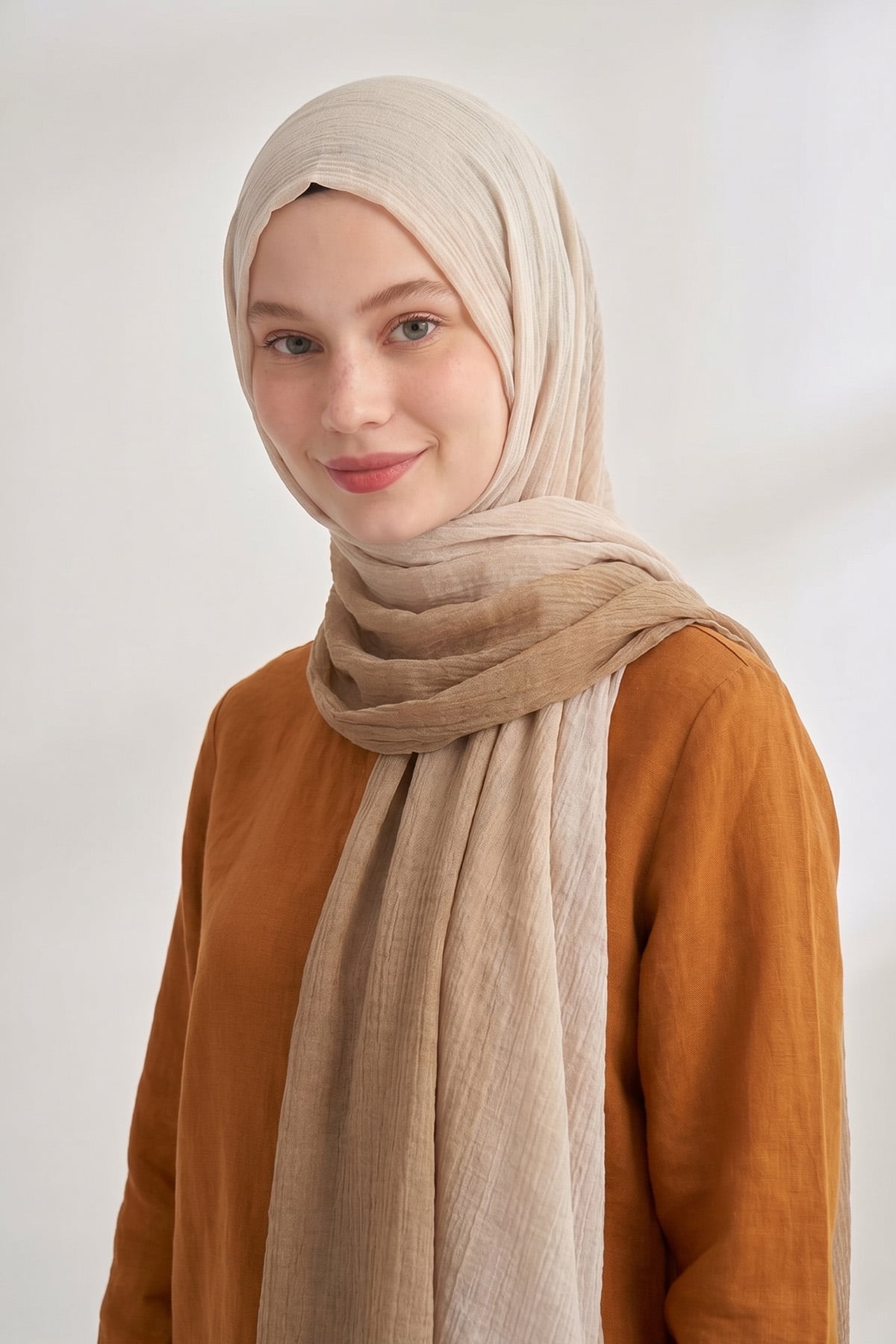  PURE COMFORT VİSKOZ ŞAL - KOYU DORE-DORE