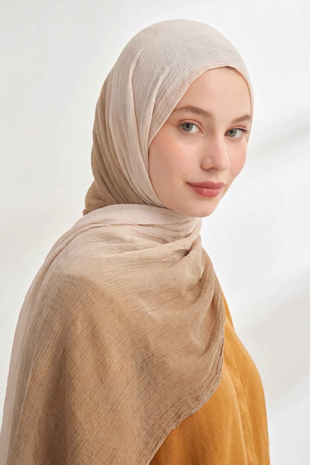  PURE COMFORT VİSKOZ ŞAL - KOYU DORE-DORE