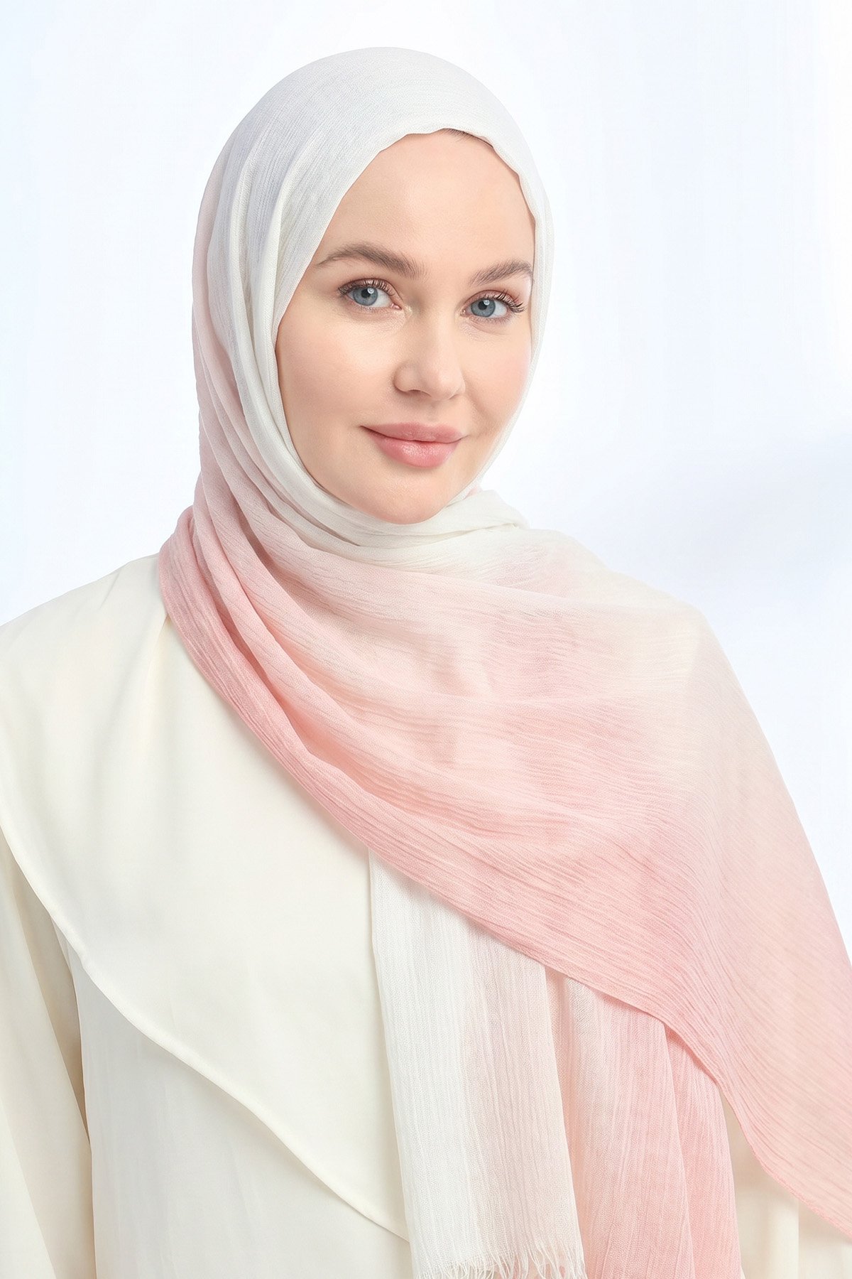  PURE COMFORT VİSKOZ ŞAL - PEACH FUZZ-KREM