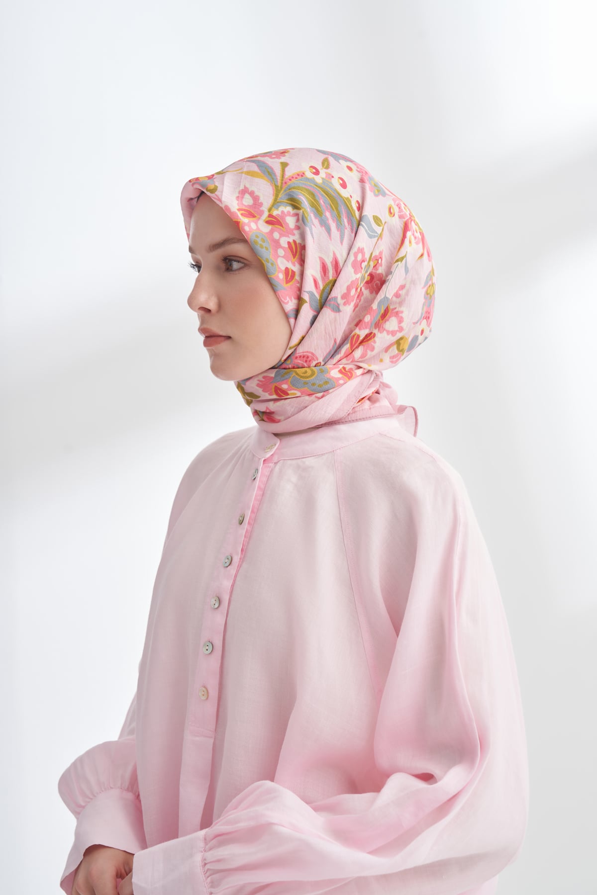 ANATOLIAN BLOOM DESEN THE TENCEL EDIT EŞARP - PUDRA