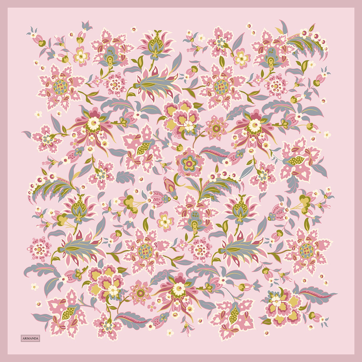 ANATOLIAN BLOOM DESEN THE TENCEL EDIT EŞARP - PUDRA
