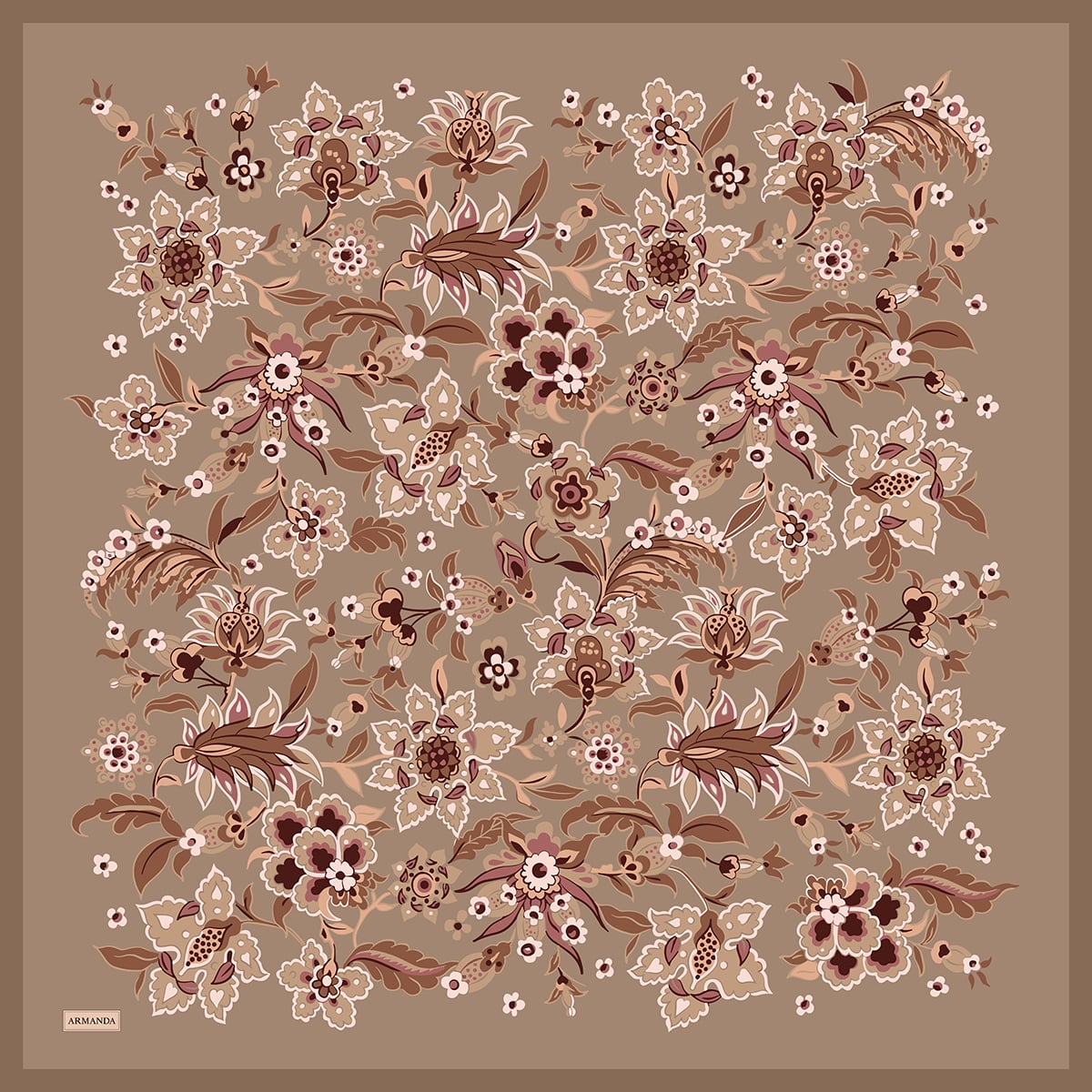 ANATOLIAN BLOOM DESEN THE TENCEL EDIT EŞARP - LATTE