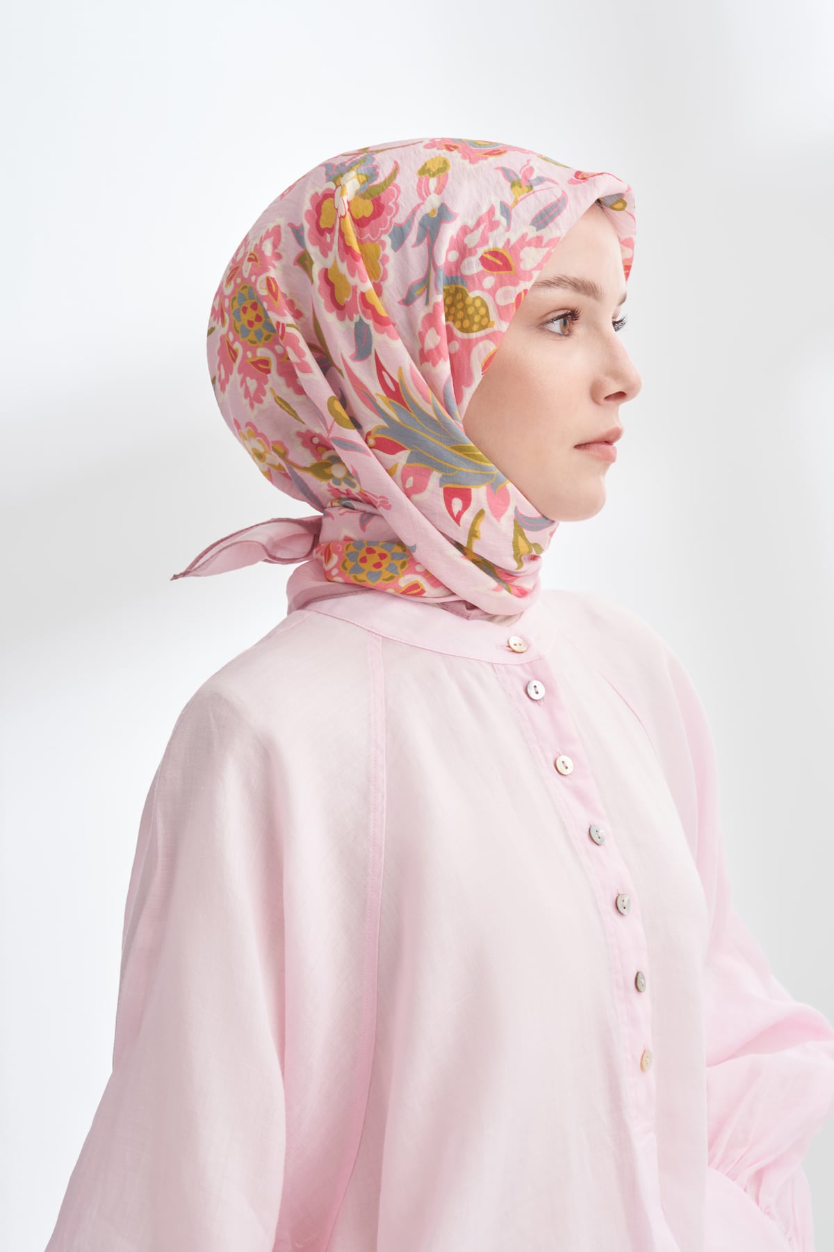 ANATOLIAN BLOOM DESEN THE TENCEL EDIT EŞARP - PUDRA