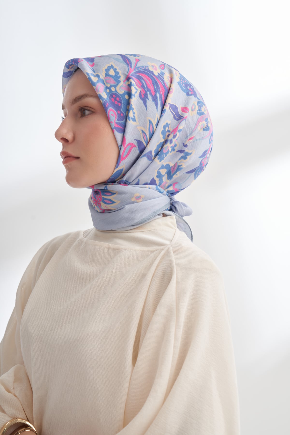 ANATOLIAN BLOOM DESEN THE TENCEL EDIT EŞARP - LİLA