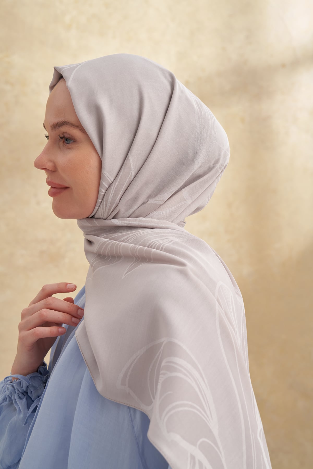 BAMBU FELORE DESEN ŞAL - TAŞ