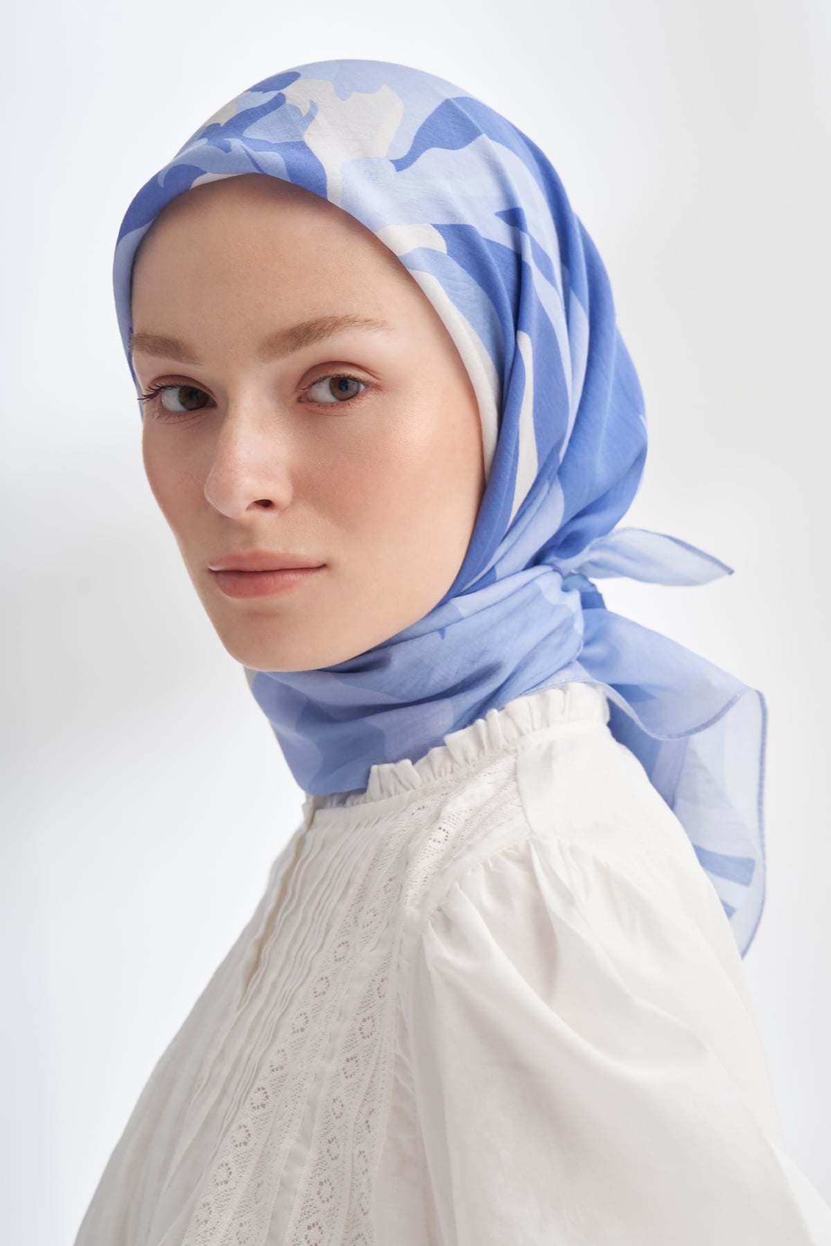 BLOOM FLOW DESEN THE TENCEL EDIT EŞARP - LİLA