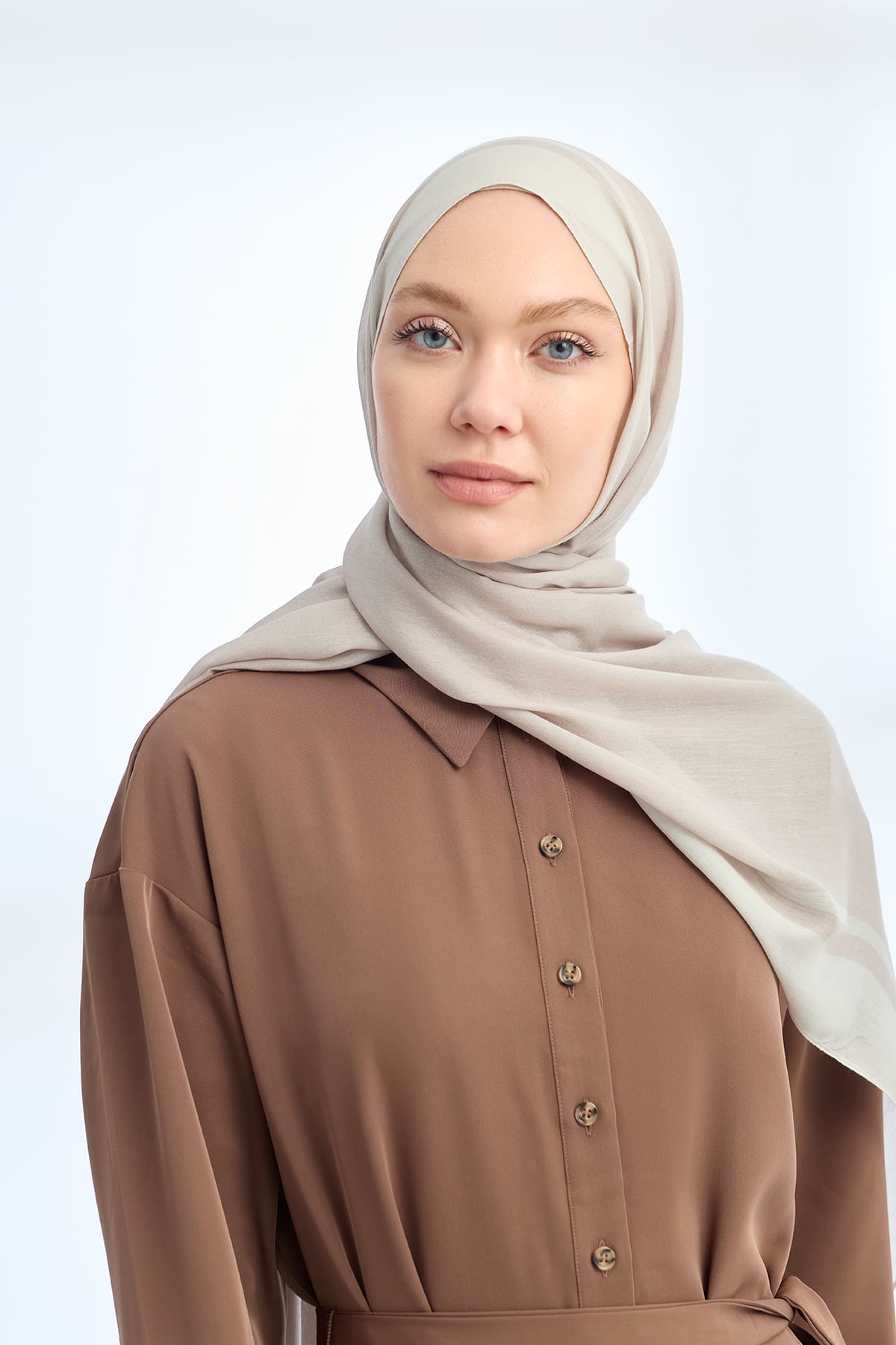 ELEGANT HARMONY FRAME DESEN ŞAL - STONE