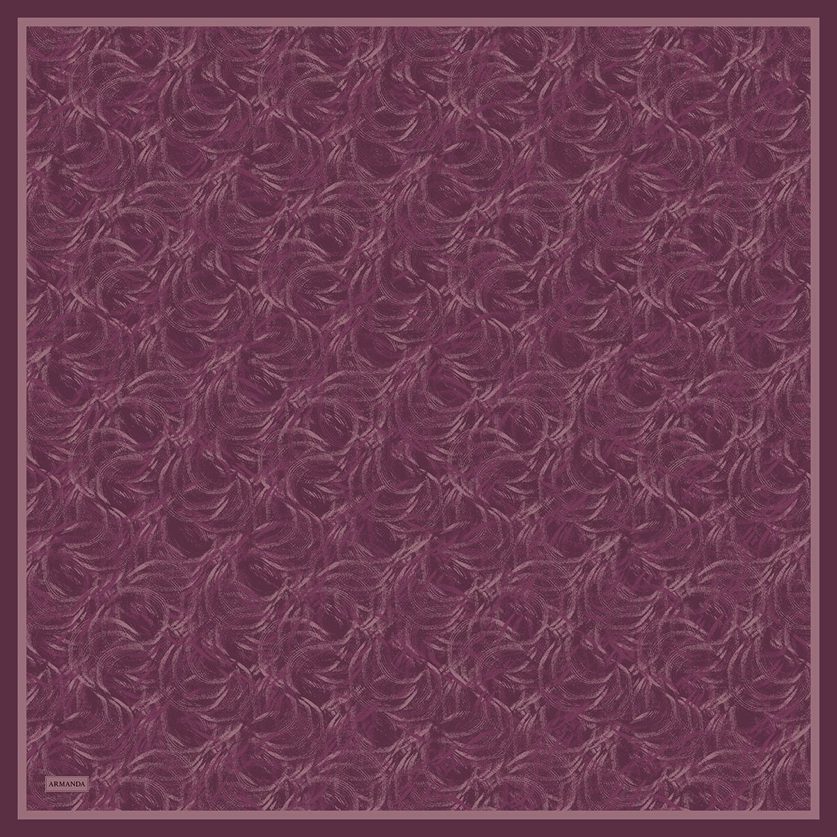 ENDLESS WAVES DESEN THE TENCEL EDIT EŞARP  - MÜRDÜM