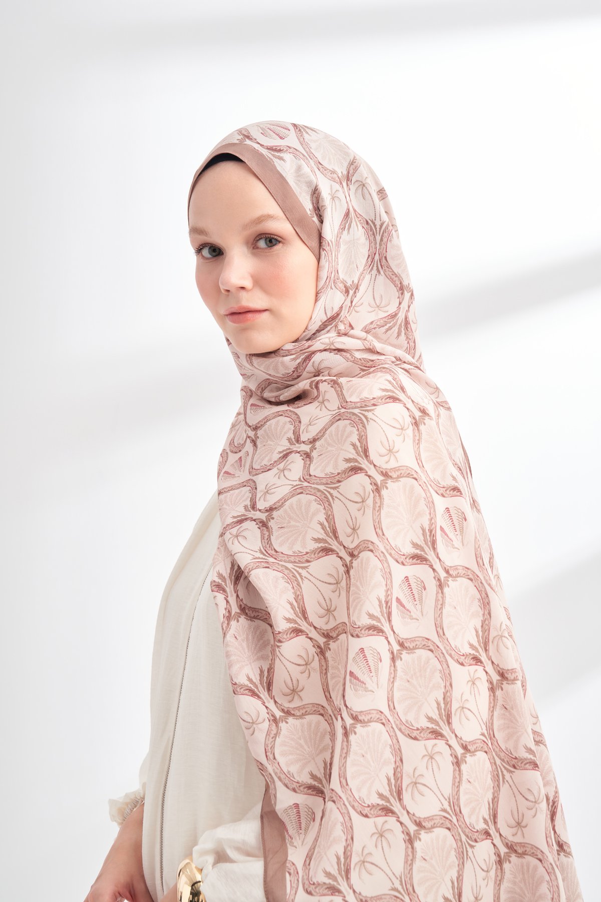 FLORAL ARCHIVE GROVE DESEN ŞAL - VİZON - KUM