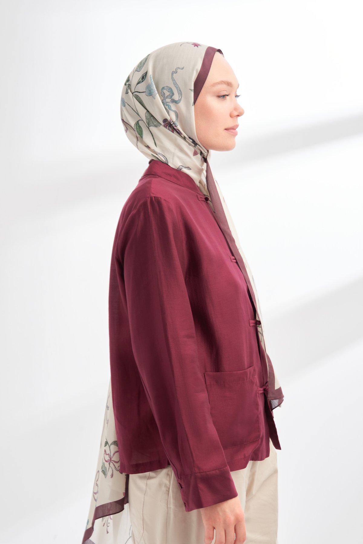 FLORAL ARCHIVE LAVINIA DESEN ŞAL - GÜL KURUSU