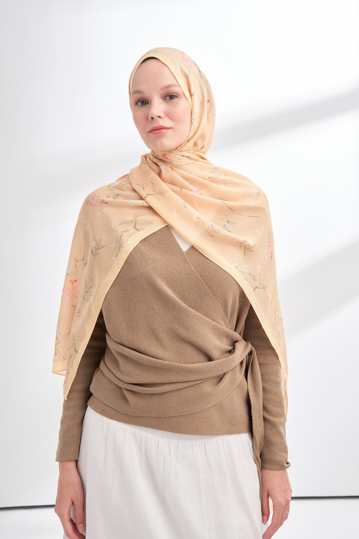 FLORAL ARCHIVE MIRELLE DESEN ŞAL - BUTTER