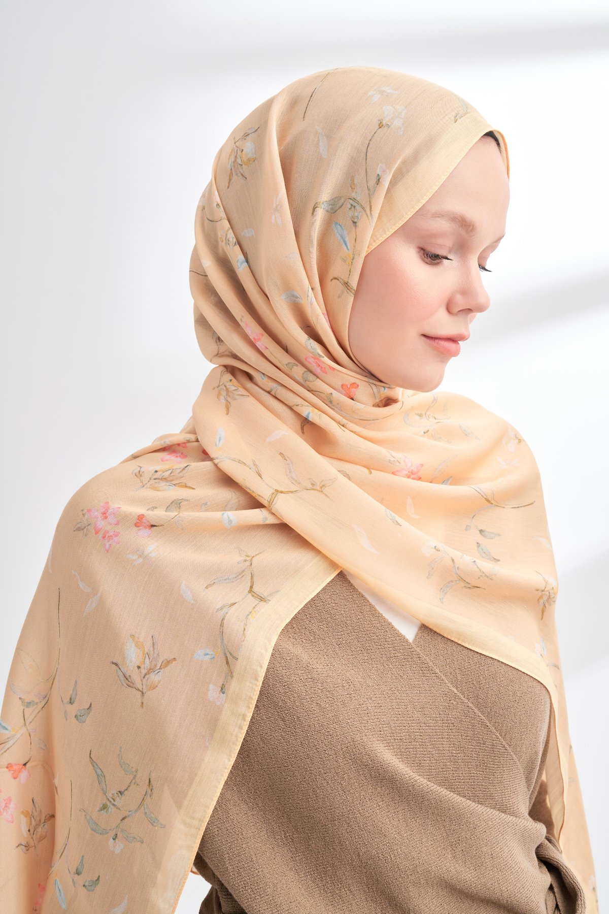 FLORAL ARCHIVE MIRELLE DESEN ŞAL - BUTTER