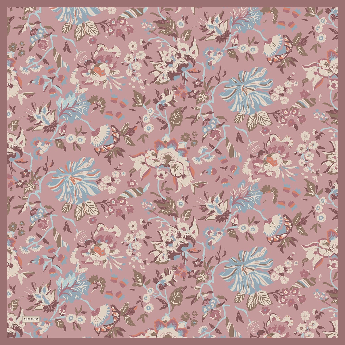 GARDEN MELODY DESEN THE TENCEL EDIT EŞARP - PUDRA