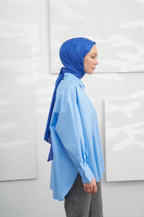 İTALYAN JAKAR KAZAYAĞI DESEN ŞAL - SAKS