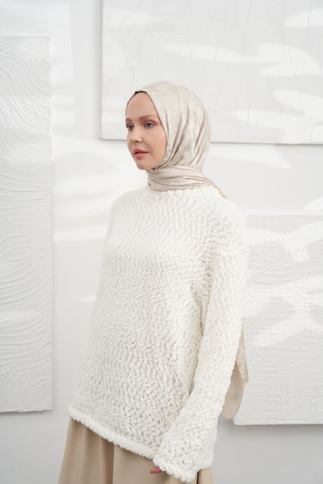 İTALYAN JAKAR KAZAYAĞI DESEN ŞAL - TAŞ