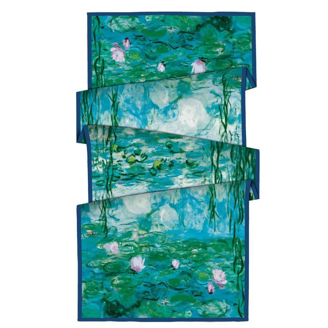 İTHAL  VUAL ÇİFT KATLI TABLO DESENLİ ŞAL - NİLÜFER