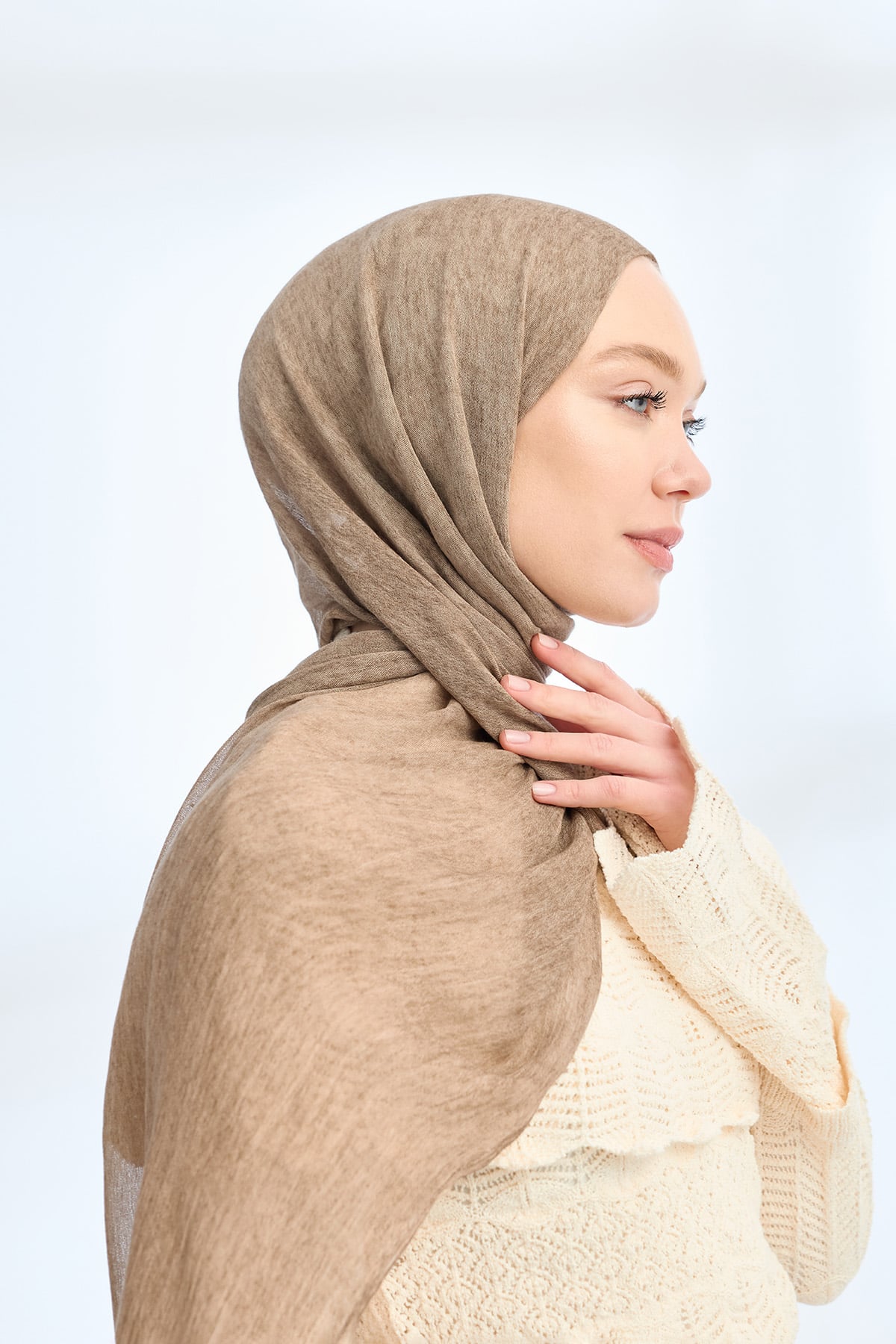 ORGANIC TOUCH VİSKOZ ŞAL - CAMEL