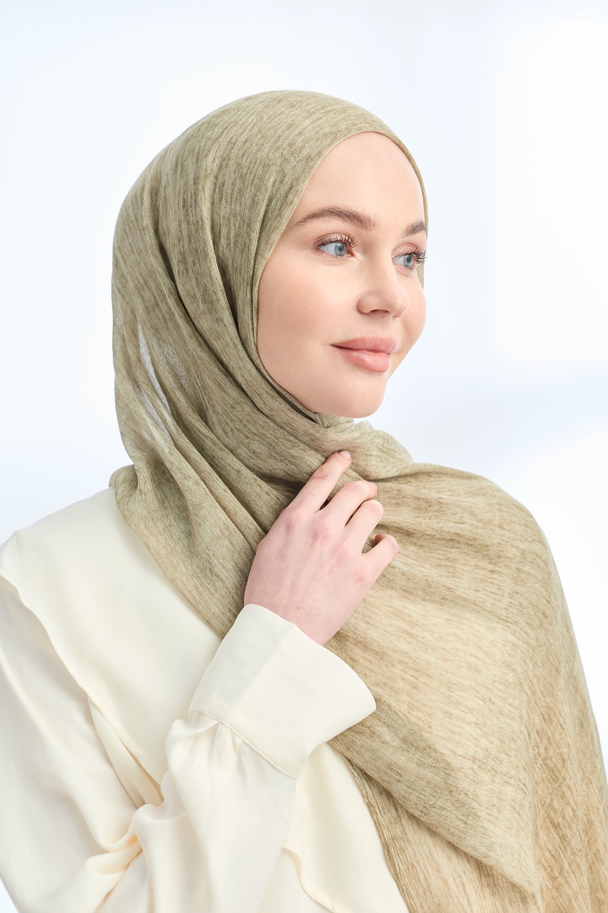 ORGANIC TOUCH VİSKOZ ŞAL - PASTEL YEŞİL