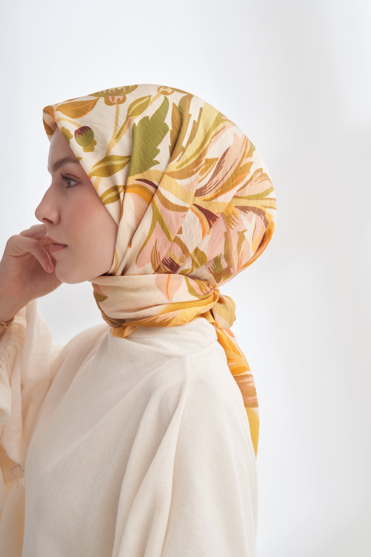 ROSELLE DESEN THE TENCEL EDIT EŞARP  - BUTTER