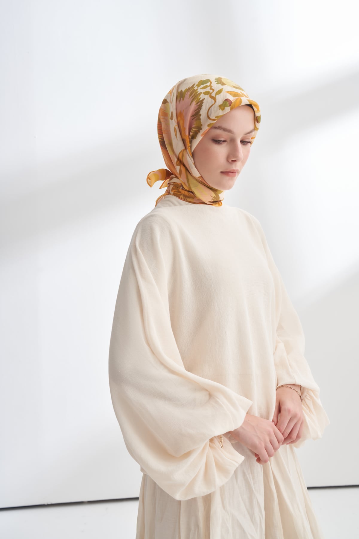 ROSELLE DESEN THE TENCEL EDIT EŞARP  - BUTTER