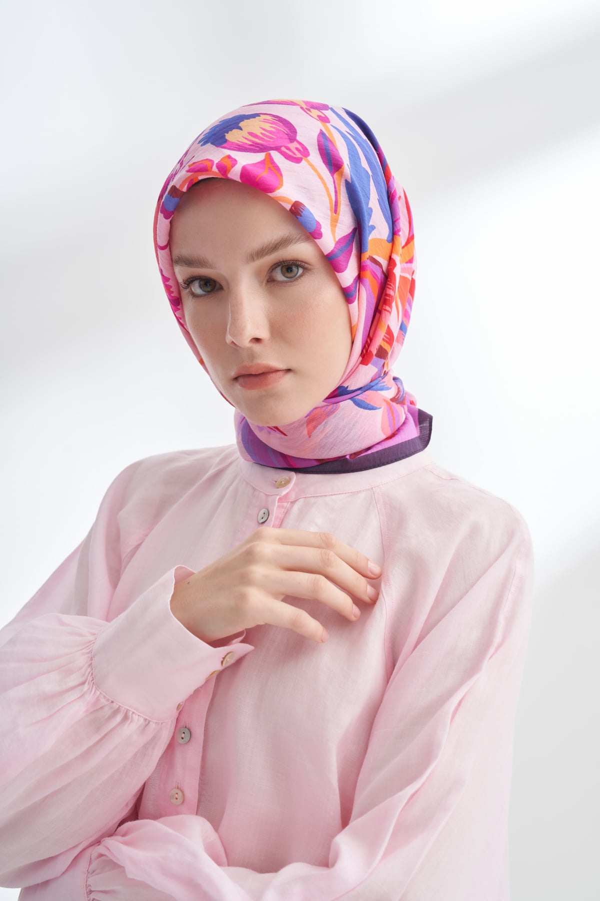 ROSELLE DESEN THE TENCEL EDIT EŞARP  - MÜRDÜM