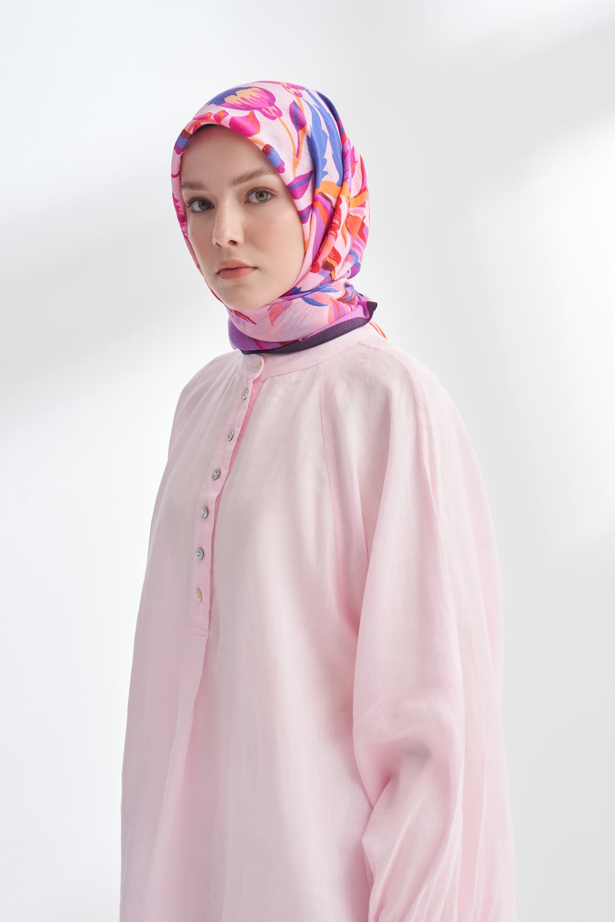 ROSELLE DESEN THE TENCEL EDIT EŞARP  - MÜRDÜM