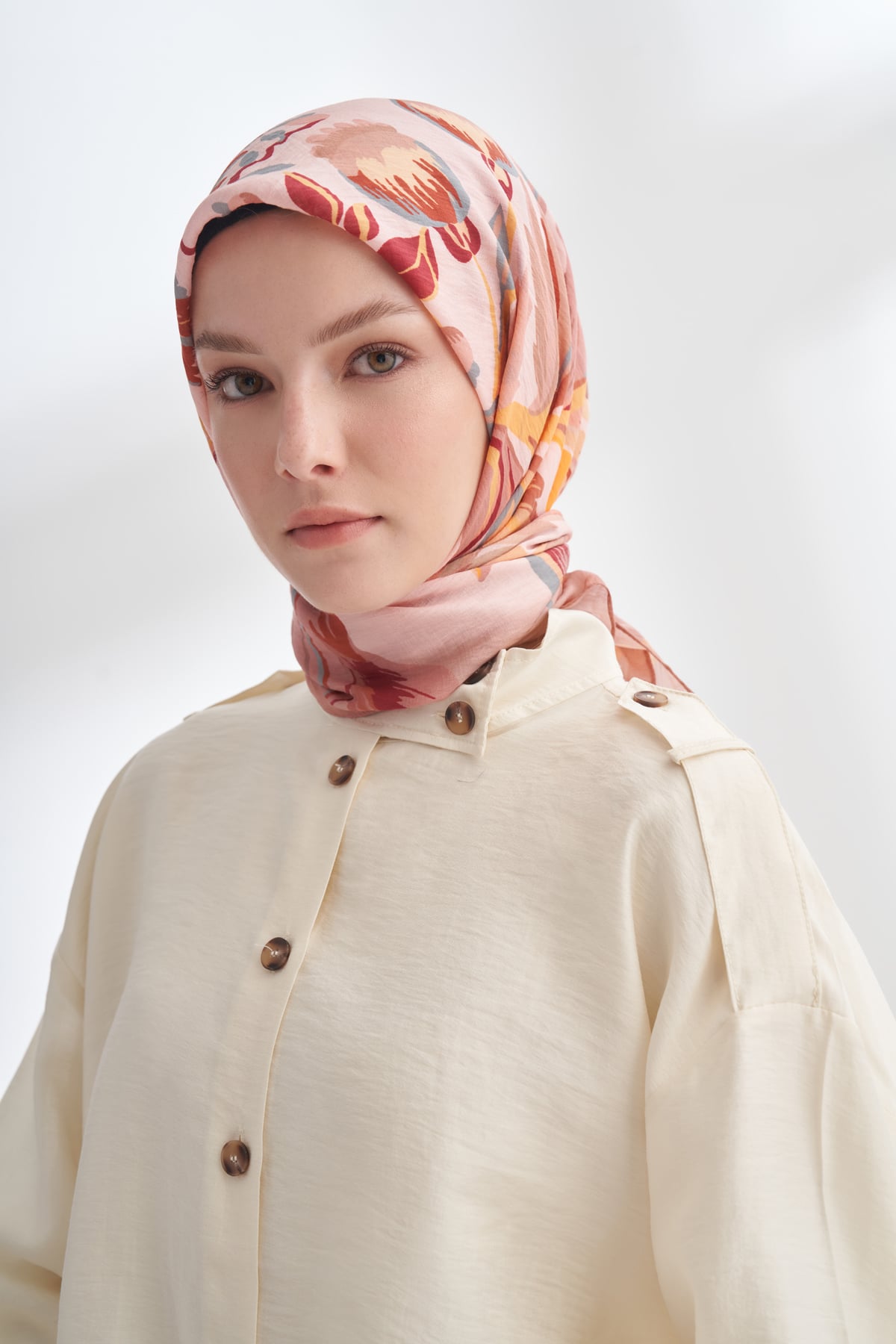 ROSELLE DESEN THE TENCEL EDIT EŞARP  - PUDRA