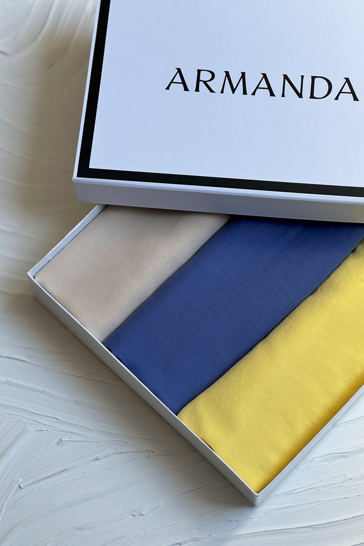 RUSTİK COLOUR SET  - TAŞ - İNDİGO - BUTTER YELLOW