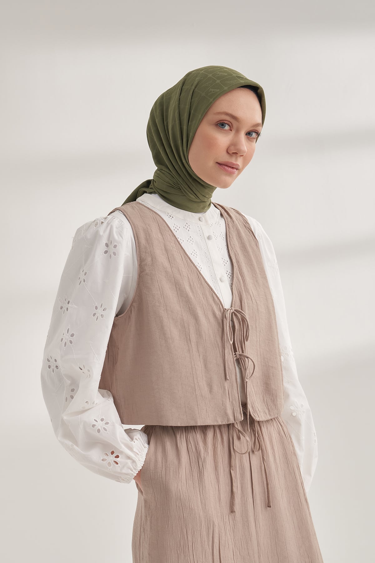 SEHER A DESEN EŞARP - HAKİ