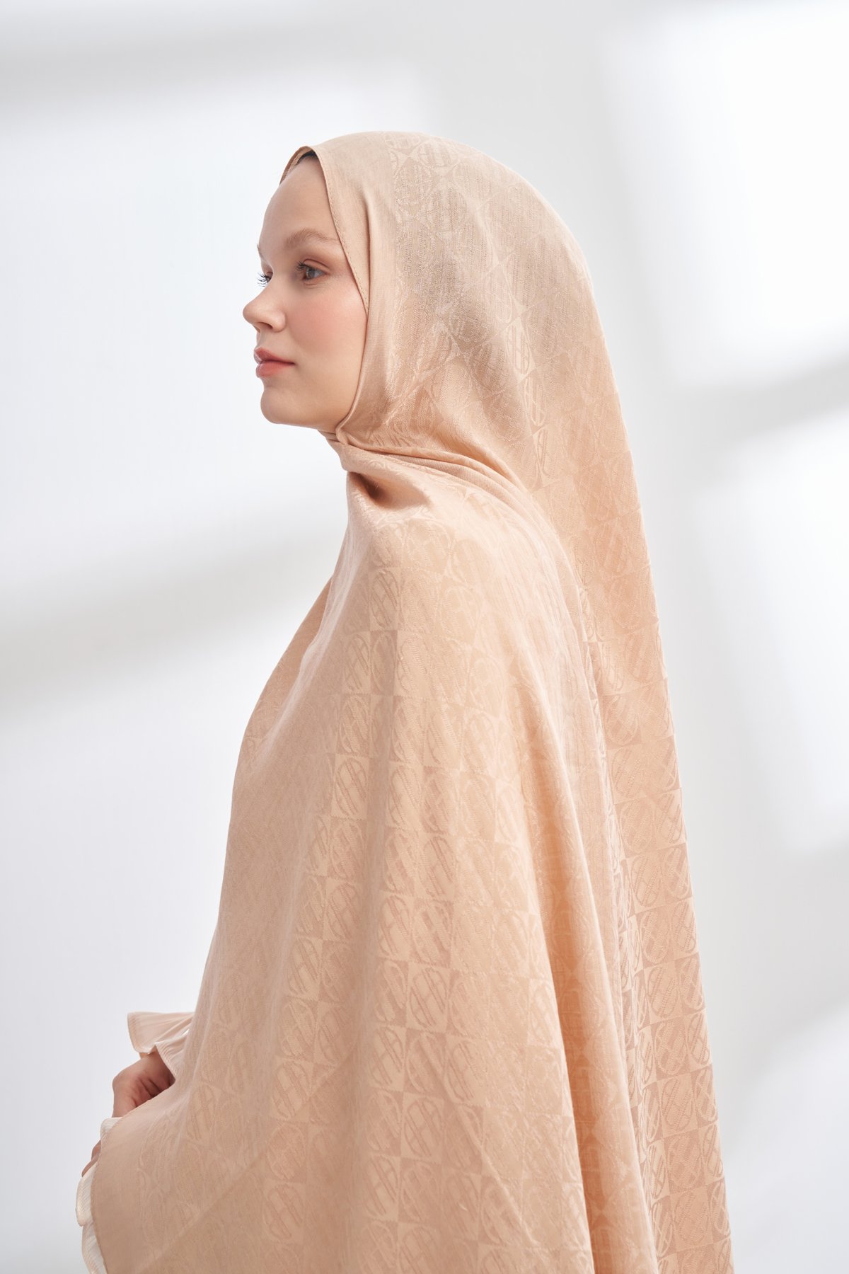 SOLEA JAKAR ICON DESEN ŞAL - BEJ