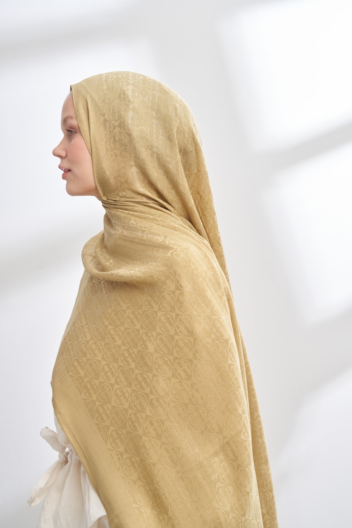 SOLEA JAKAR ICON DESEN ŞAL - OLIVE