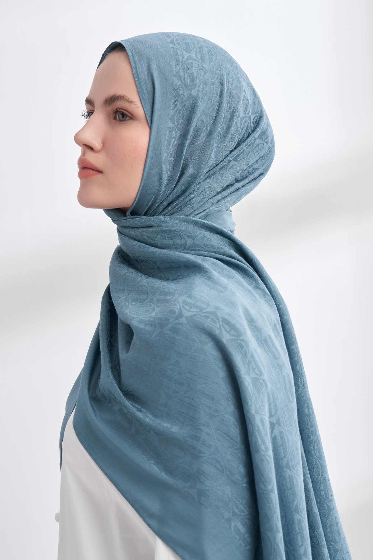 SOLEA JAKAR ICON DESEN ŞAL - PETROL