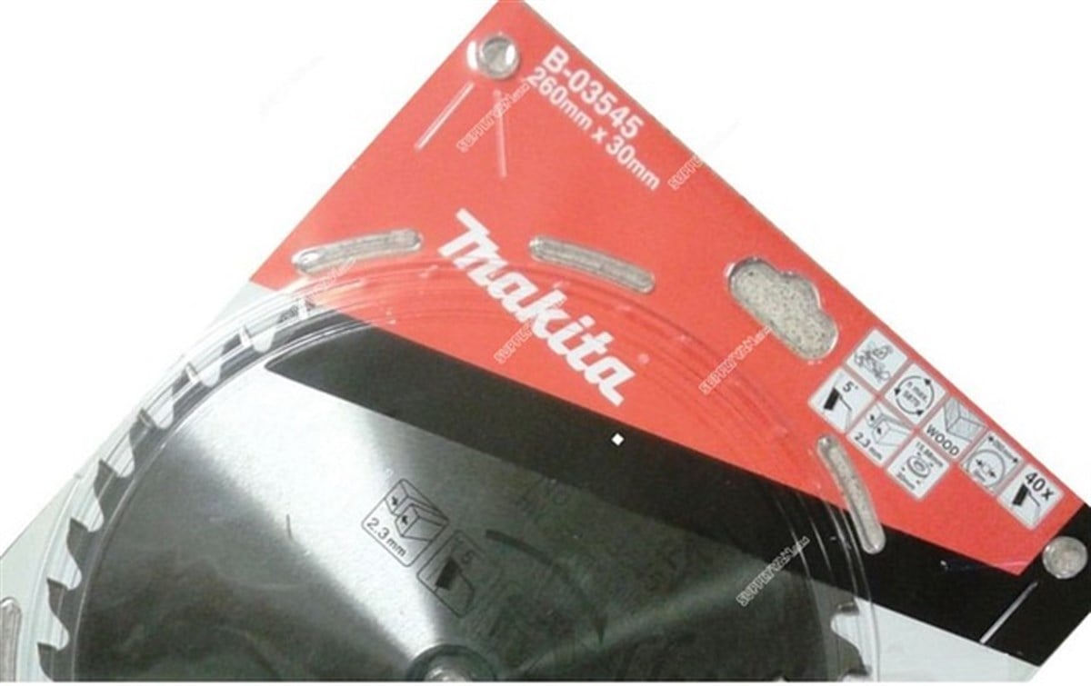 Ahşap Doğrama AksesuarlarıMakita Testere Daire Ahşap 40 Diş 260MM