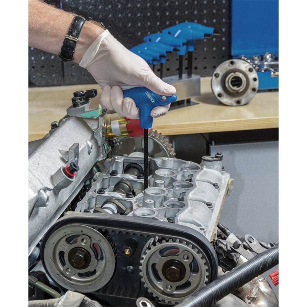 Alyan AnahtarDraper Alyan T-Kol Set 10 Parça