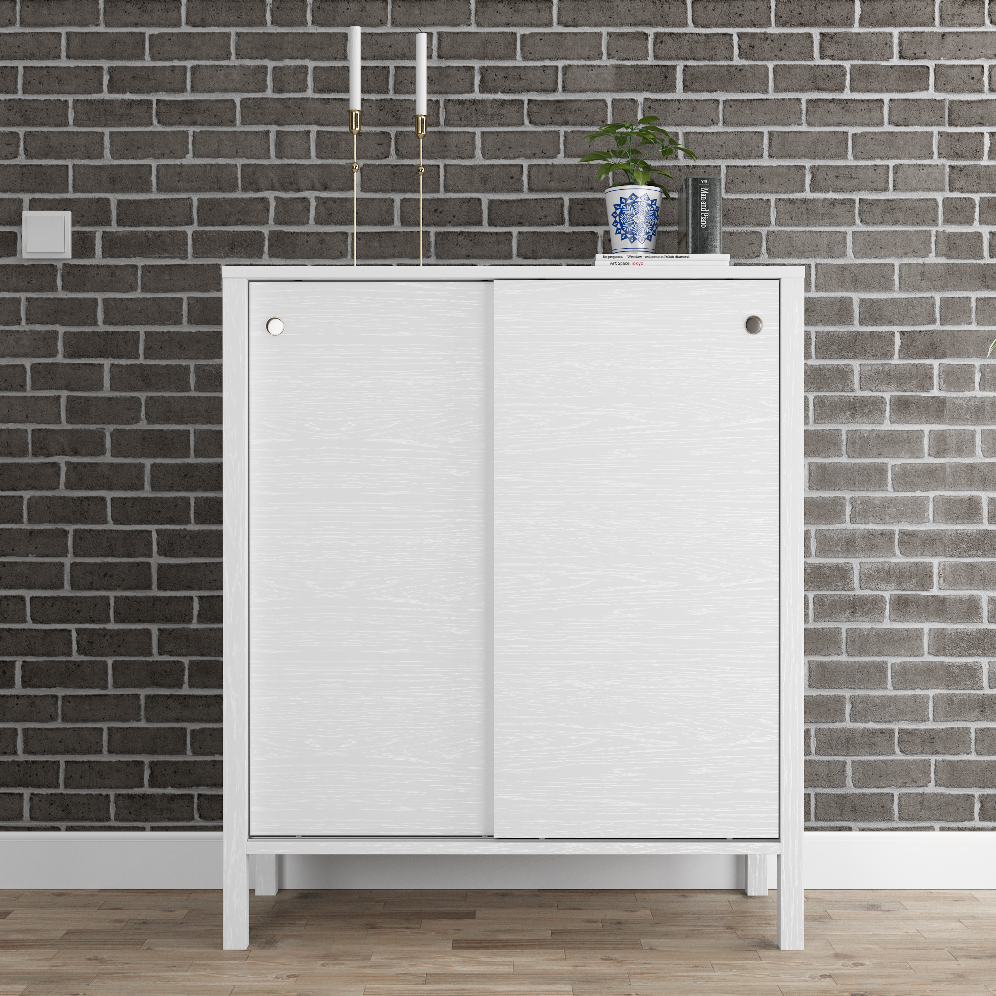 AyakkabılıkHelen Ayakkabılık Beyaz 92CMx103CMx38CM