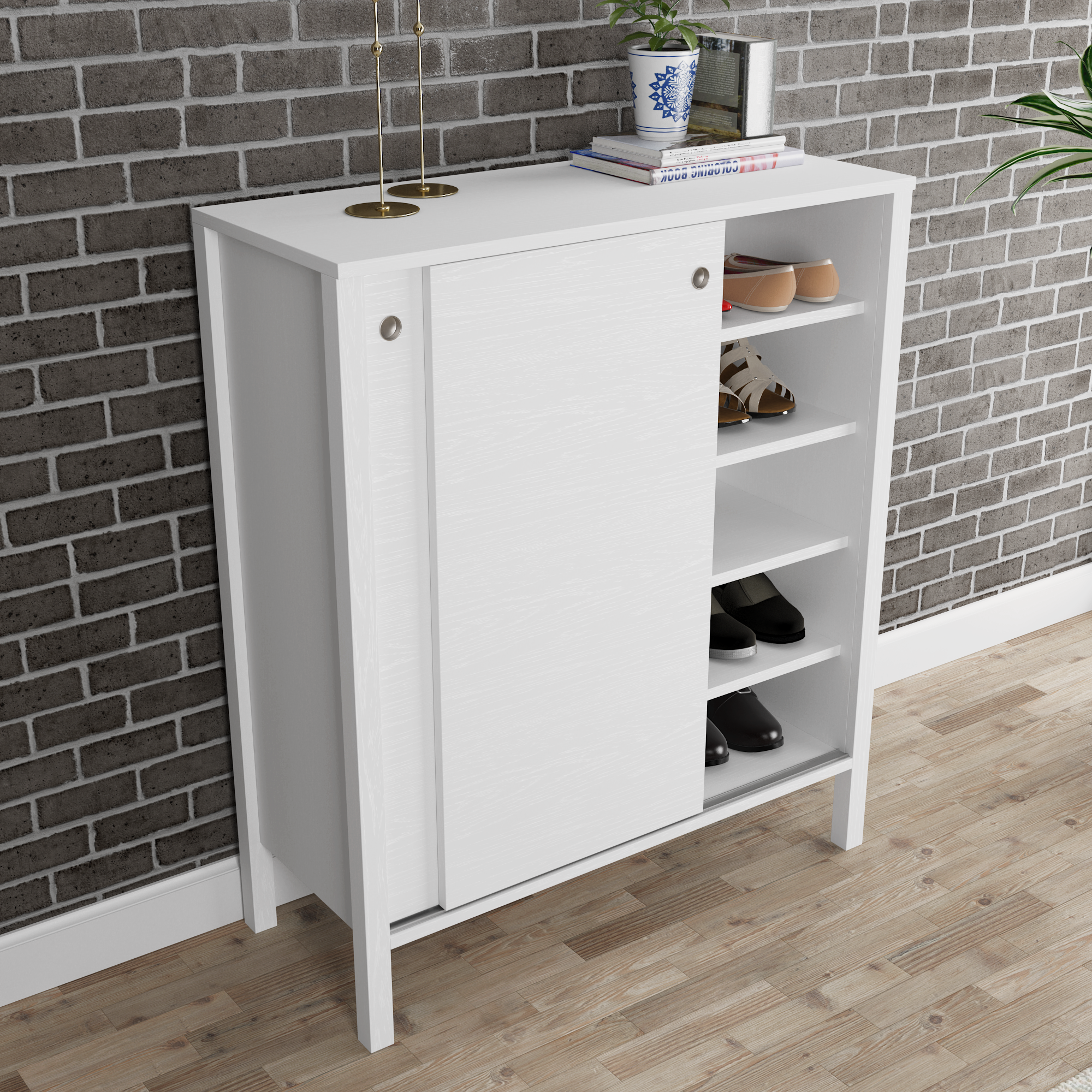 AyakkabılıkHelen Ayakkabılık Beyaz 92CMx103CMx38CM