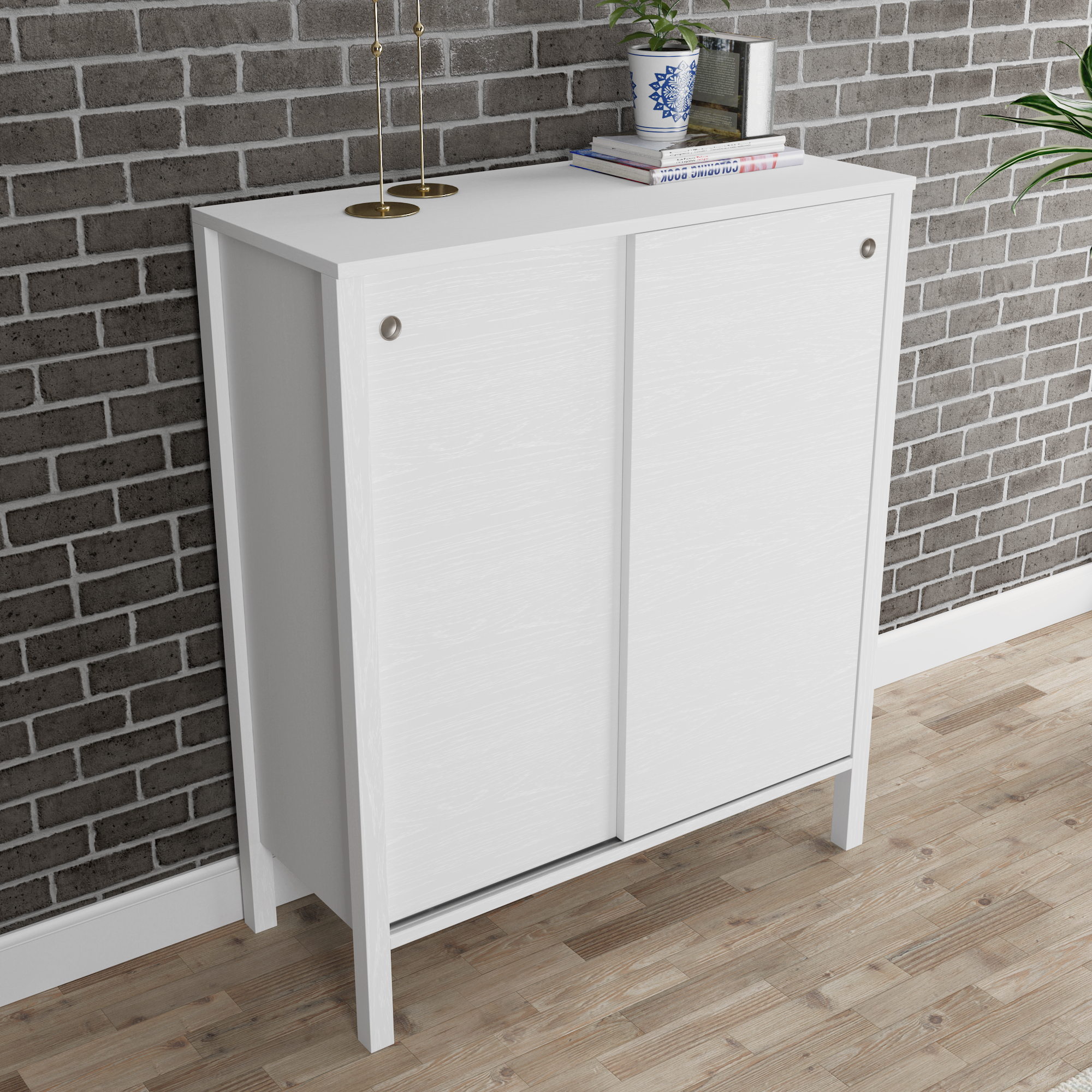 AyakkabılıkHelen Ayakkabılık Beyaz 92CMx103CMx38CM